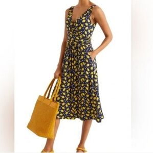 Boden Lemon Print Knit Dress